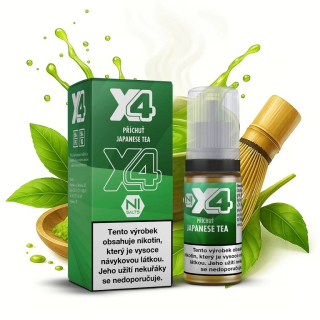 X4 Bar Juice Japonský čaj 10 ml 10 mg