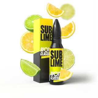 Příchuť Riot Squad S&V: Sub-Lime (Citronovo-limetkový mix) objem 10ml tabáková nálepka Kolek Q