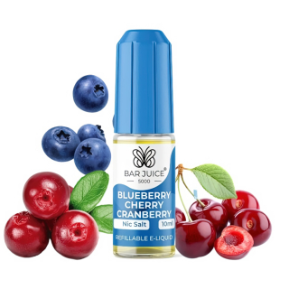 BAR JUICE 5000 Salt Blueberry Cherry Cranberry 10 mg 10 ml