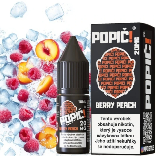 Popič! E-liquid Salt Berry Peach 10ml 20mg