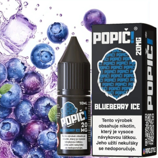 Popič! E-liquid Salt Blueberry Ice 10ml 20mg