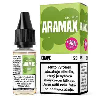 Liquid ARAMAX Salt Grape 10ml - 20mg 1 ks