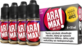 Aramax 4Pack Max Berry 4 x 10 ml 18 mg