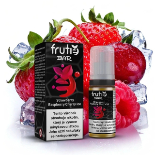 Frutie Bar Strawberry Raspberry Cherry Ice 10 ml 10 mg