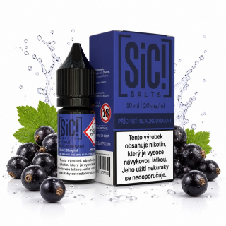 Sic!Salts Salt Blackcurrant Ice 10 ml 20 mg
