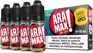 Aramax 4Pack Max Menthol 4 x 10 ml 3 mg