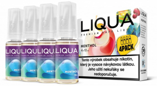 Liqua 4x10ml Menthol 6mg