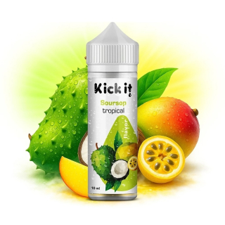 KickIt Soursop Tropical Shake & Vape 10ml