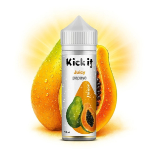 KickIt Juicy Papaya Shake & Vape 10ml