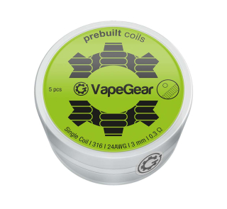 VapeGear předmotané spirálky Single coil A1 1.5ohm