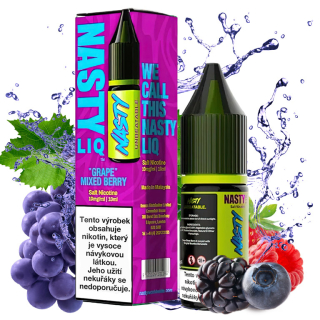 Nasty LIQ Salt Grape Mixed Berry 10 ml 10 mg