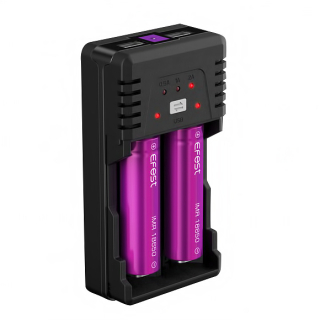 eFest V2 dual USB nabíječka monočlánky