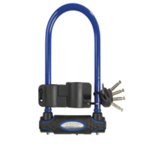 MasterLock zámek podkova, 13 mm x 280 mm x 110 mm, klíč, modrá (8195)
