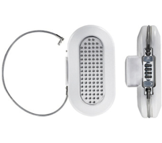 MasterLock mini skříňka na klíče, 129 mm x 240 mm, kód, bílá (5900)