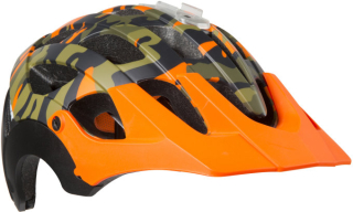 LAZER MTB přilba REVOLUTION, maskáčová černá/oranžová, S/52-56 cm