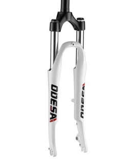 SPINNER 26'' odpružená vidlice ODESA 26", zdvih 63 mm, DISC + V, 1-1/8'', bílá