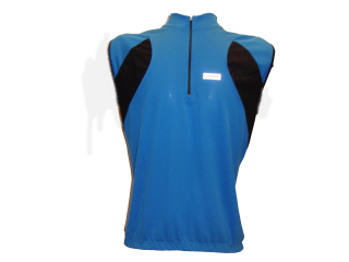 SHIMANO dres bez rukávu, modrá/černá, L