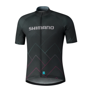SHIMANO pánský dres TEAM, černá, M