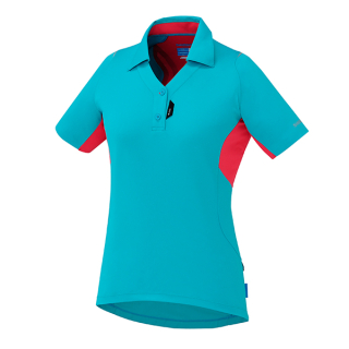 SHIMANO dres polo, dámský, emerald zelená, L