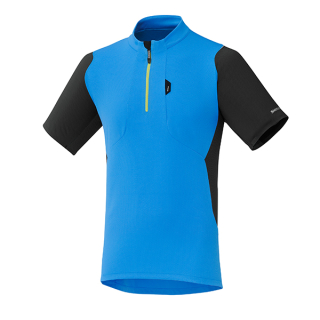 SHIMANO Touring dres, lightning modrá, L