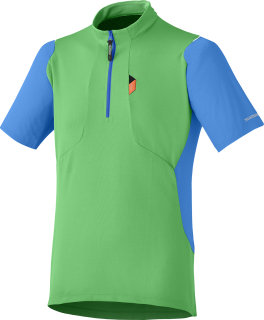 SHIMANO Touring dres, zelená, L