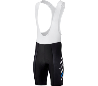 SHIMANO Print kraťasy s laclem, černá, S