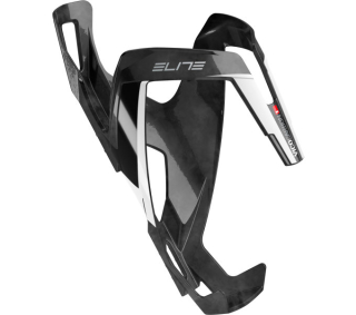 ELITE košík VICO Carbon černý lesklý/bílý