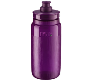 ELITE láhev FLY TEX, 550 ml, průhledná/fialová