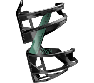 ELITE košík PRISM RIGHT RECYCLED (pravý), černý lesklý/zelený
