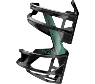 ELITE košík PRISM LEFT RECYCLED (levý), černý lesklý/zelený
