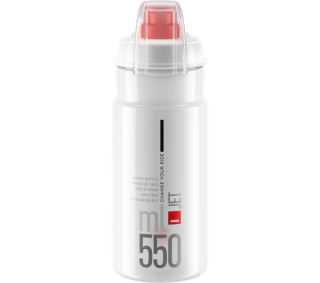 ELITE láhev JET PLUS čirá/červené logo, 550 ml