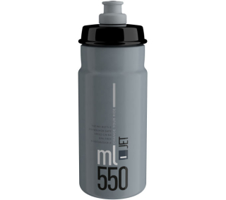 ELITE láhev JET šedá/černé logo 550 ml