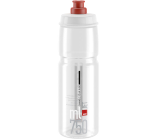 ELITE láhev JET čirá/červené logo, 750 ml