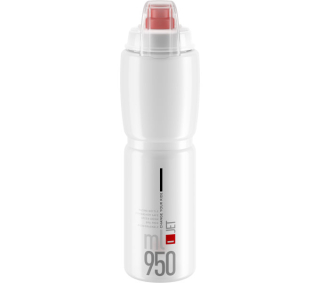 ELITE láhev JET PLUS čirá/červené logo, 950 ml