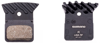 SHIMANO brzdové destičky L05A-RF polymer+chladič Flat mount 1 pár