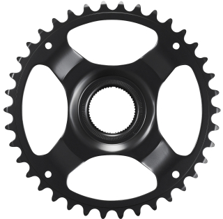 SHIMANO E-BIKE SYSTEMS převodník EP600, 9/10/11 rychl, 104 mm/50 mm bez krytu, černá, 38 z.