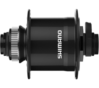 SHIMANO dynamo nába Ostatní DH-UR708 pro kotouč (centerlock) 3,0W/6V 36 děr E-thru 15 mm černá bal
