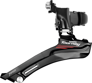 SHIMANO přesmykač TOURNEY A070 FD-A070 pro 2x7 obj. 34,9/31,8 + 28,6 Down Swing/61-66 pro 50z max 16