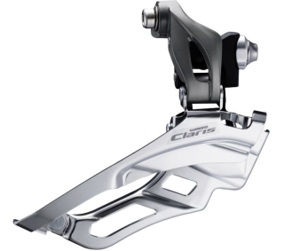 SHIMANO přesmykač CLARIS FD-R2000 pro 2x8 navářka Down Swing/61-66 pro 46-52z max 16z kapac bal