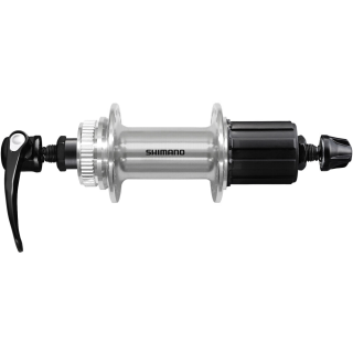 SHIMANO nába zadní MTB-ostatní FH-QC400-HM OLD 135 mm 8/9/10 rychl 32 děr kot / CL stříbrná RU: 173