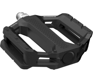 SHIMANO pedály MTB-ostatní PD-EF202 Flat Pedal bez zarážek bez odrazek černá pro E-Bike/Trekking