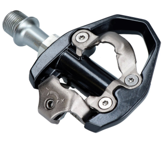 SHIMANO pedály MTB-ostatní PD-ES600 SPD zarážky SM-SH51 bez odrazek tmavě šedá
