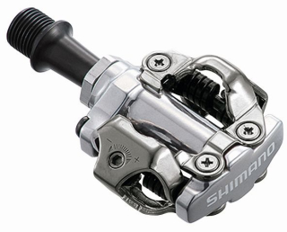 SHIMANO pedály MTB-ostatní PD-M540 SPD zarážky SM-SH51 bez odrazek stříbrná