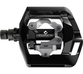 SHIMANO pedály MTB-ostatní PD-T421 CLICK'R zarážky SM-SH56 + odrazky černá