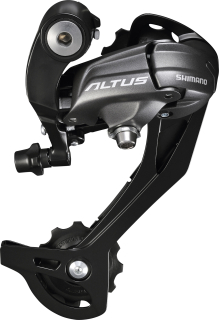 SHIMANO přehazovačka ALTUS RD-M370 9 rychl SGS typ MTB přímá montáž 45 z. min/max: 11/34 z černá