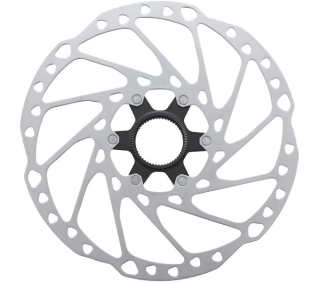 SHIMANO brzdový kotuč DEORE SM-RT64 center lock 203 mm + lock ring vnitřní+magnet bal