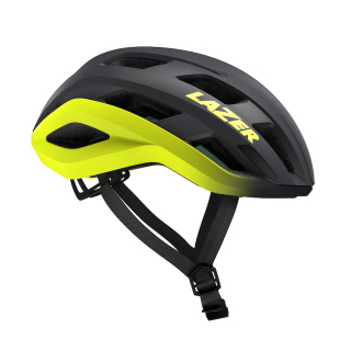 LAZER silniční přilba STRADA KinetiCore, tmavě šedá/reflexní žlutá matná, L/58-61 cm