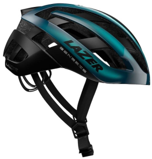 LAZER silniční přilba GENESIS, černá/tyrkysová, S/52-56 cm