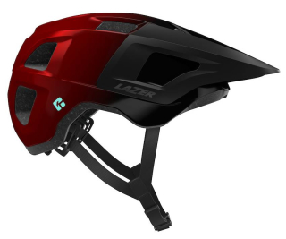 LAZER MTB přilba FINCH KinetiCore, černá/červená, UNI/50-56 cm
