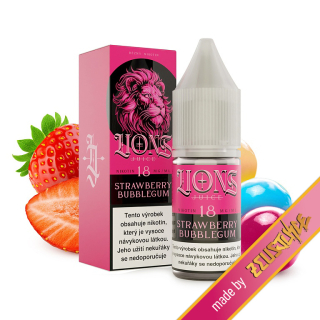 Lions Juice Strawberry Bubblegum freebase 10 ml 6 mg